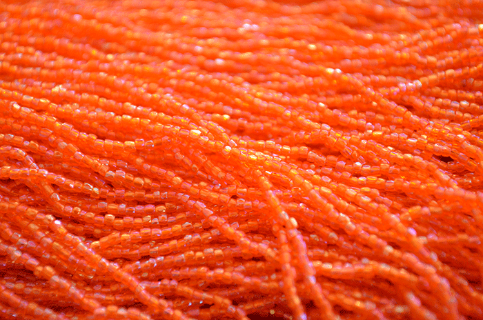 12/0 TR Orange AB | 3 cut