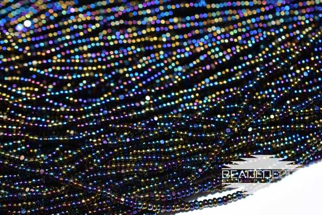 13/0 OP Black AB | Charlotte Cut