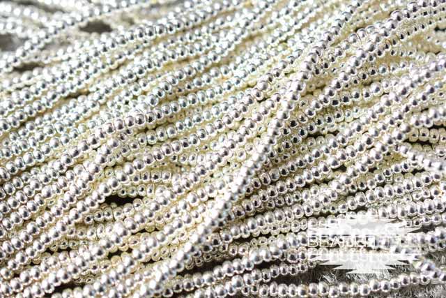 11/0 Sterling Silver Plate | Seed