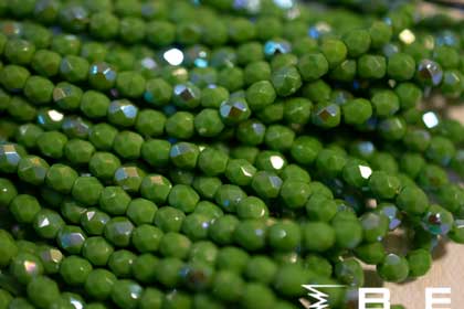 OP Green AB Fire Polish 4mm