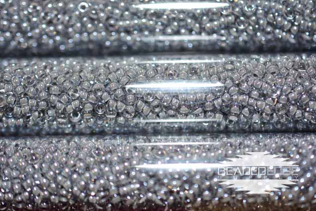 11/0 Grey Lined Crystal 240 JSB