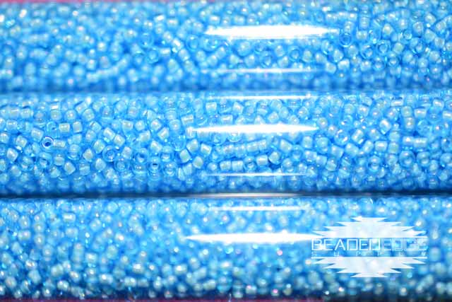 11/0 Sky Blue Lined Crystal AB 331C JSB