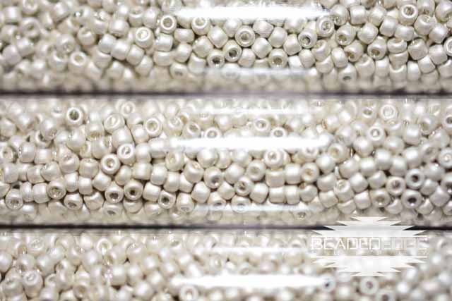 11/0 Frosted Silver F470 | JSB