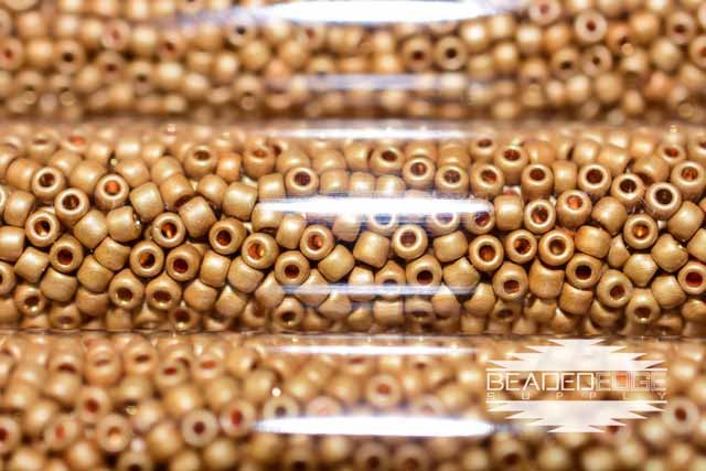 11/0 Frosted Metallic Gold F471 | JSB