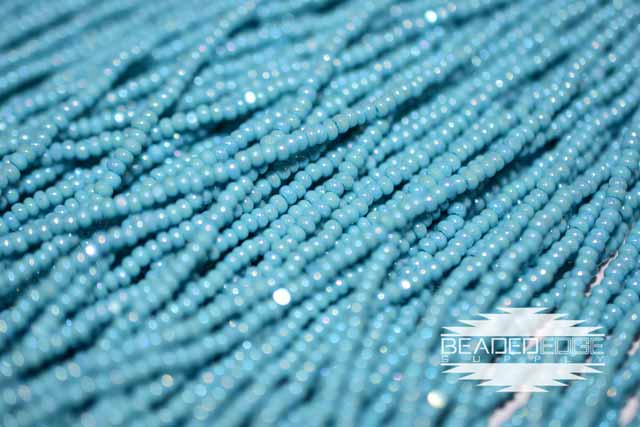11/0 OP Blue Turquoise AB | Charlotte Cut