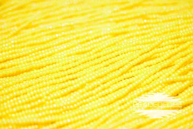 11/0 OP Lemon Yellow AB | Seed Beads