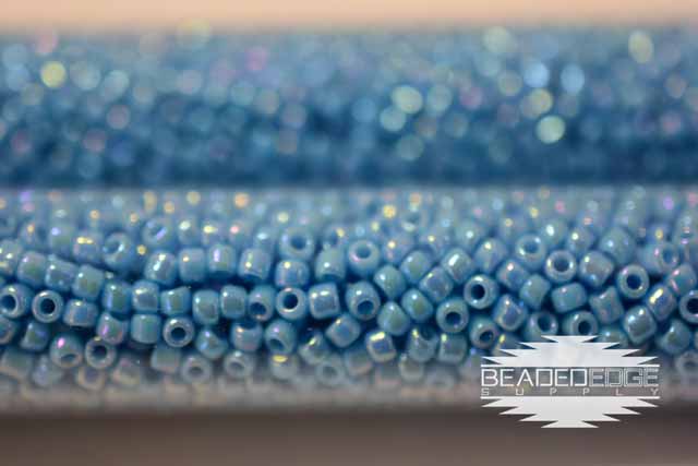 11/0 OP Turquoise Blue AB 430Q JSB