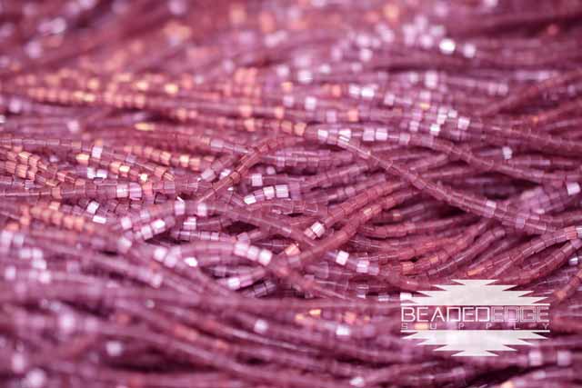 11/0 2 Cut Violet Satin | Hank