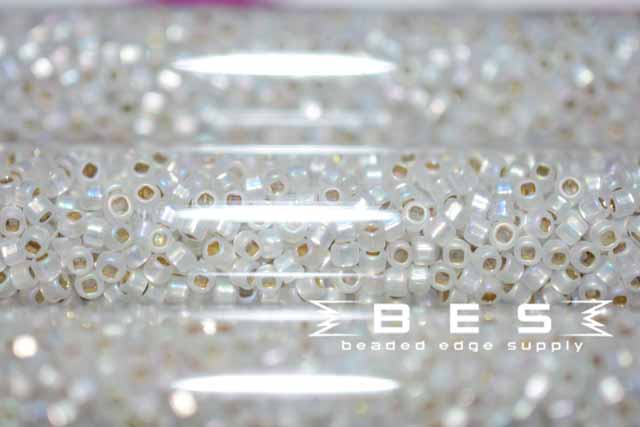 11/0 Frosted SL Crystal AB F635 JSB