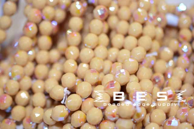 OP AB Beige Fire Polish 8mm