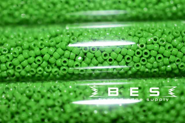 15/0 OP Green 411 3Cut