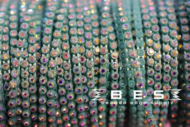 SS6 Aqua AB | Rhinestone Banding Yard