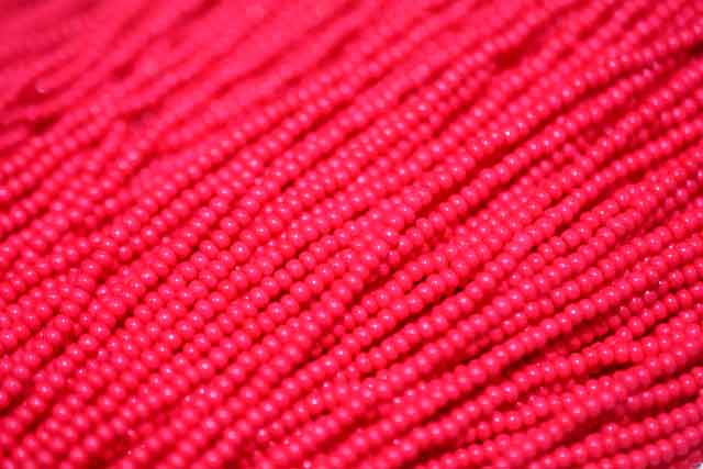 11/0 OP Intense Red | Czech Seed