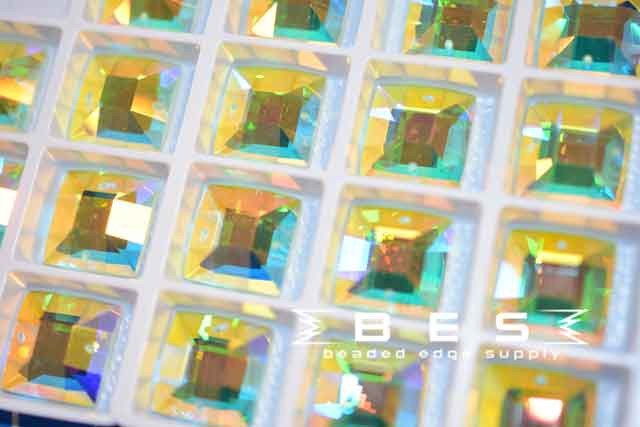 16mm  Fancy Square | 2 Pair