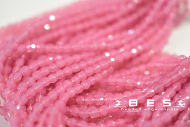 Rose Opal Fire Polish 4mm