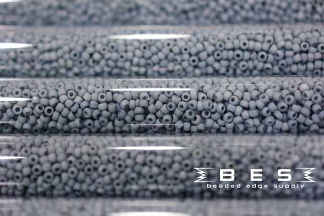 11/0 Frosted Dusty Blue F886