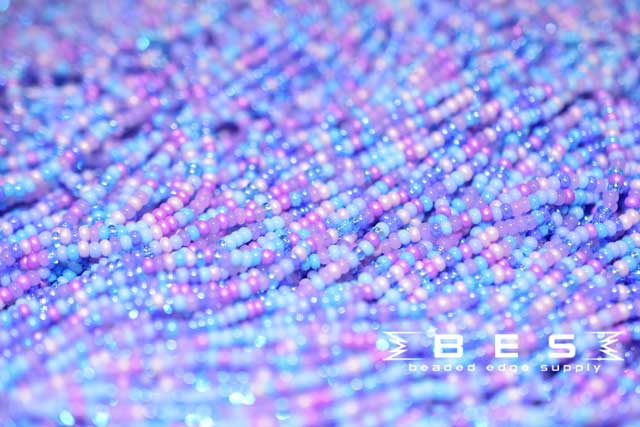 11/0 Aqua/Purple Mix | Seed Beads
