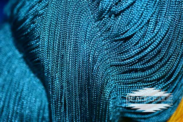 Peacock Blue | Chainette Fringe