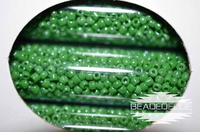 11/0 OP Green Luster 431