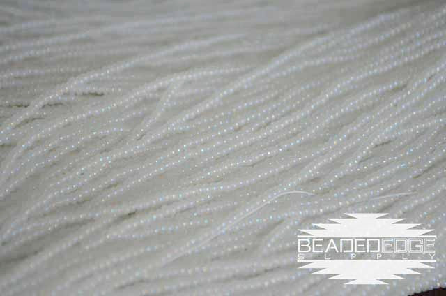 11/0 White Pearl AB | Seed Beads