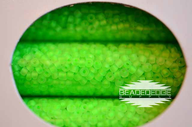 11/0 Frosted Neon Green f206b JSB