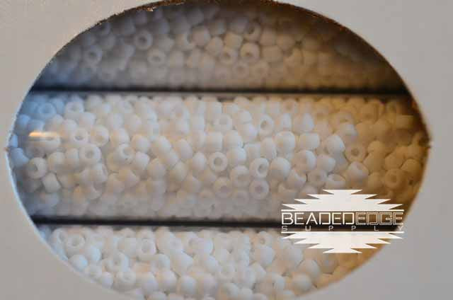 11/0 Frosted OP White f402a