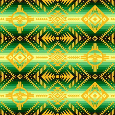 Green Tucson Thunderbird | Fabric