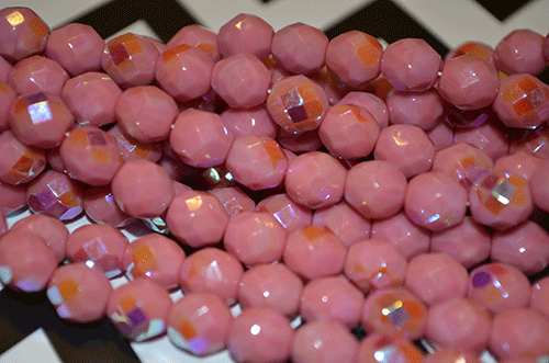 OP AB Pink Fire Polish 8mm