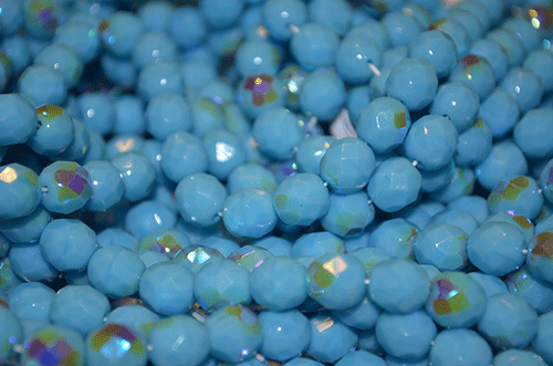 OP AB Baby Blue Fire Polish 8mm