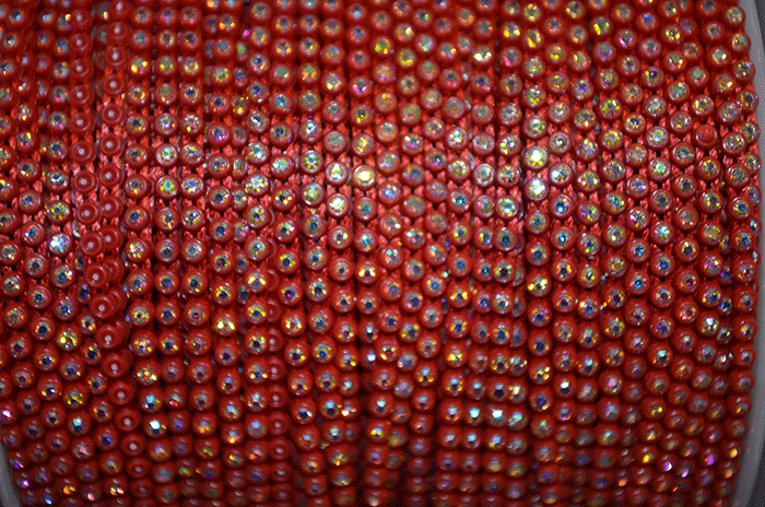 SS6 Lipstick Red AB | Rhinestone Banding Yard