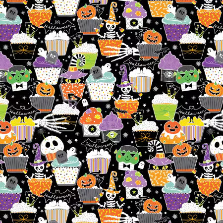 Black Halloween Treats Glows in the Dark