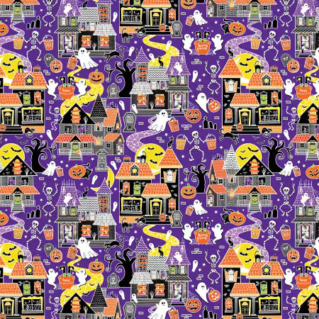 Purple Trick or Treat Glows in the Dark