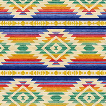 High Desert Blue/Red | Fabric