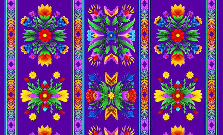 Purple Regalia Large Stripe | Fabric