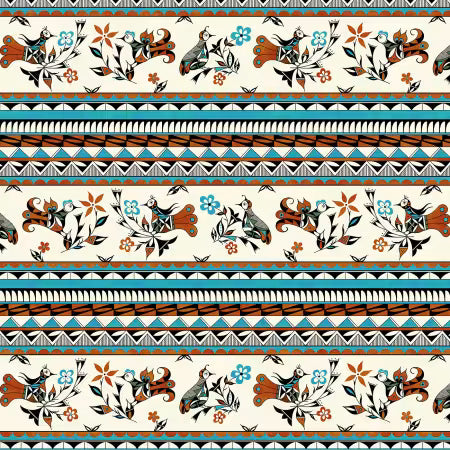 Pottery Stripe Turquoise