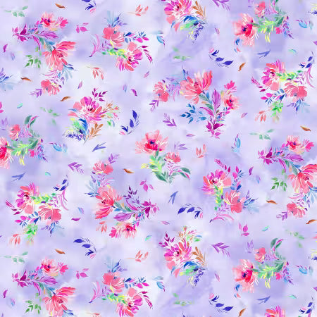 Lavender Garden Symphony  | Fabric