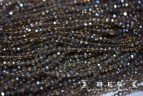 4mm TR AB Rondelle | 15 Colors