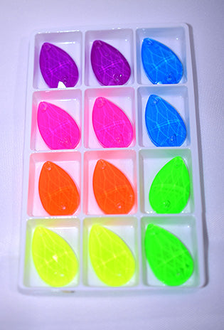 Neon Tear Drop Center Tray - Online
