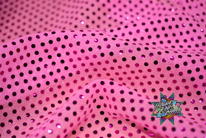 Dot Sequin - Hot Pink