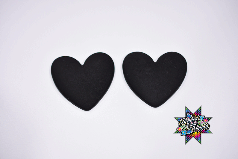 Matte Heart Shape Centers | 38mm