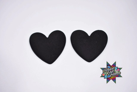 Matte Heart Shape Centers | 38mm