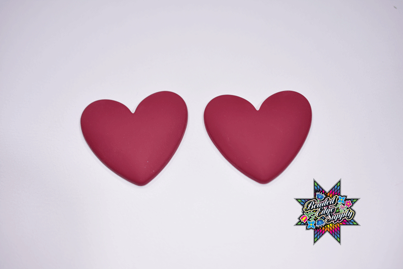 Matte Heart Shape Centers | 38mm