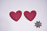 Matte Heart Shape Centers | 38mm
