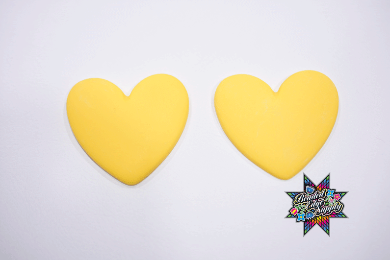 Matte Heart Shape Centers | 38mm