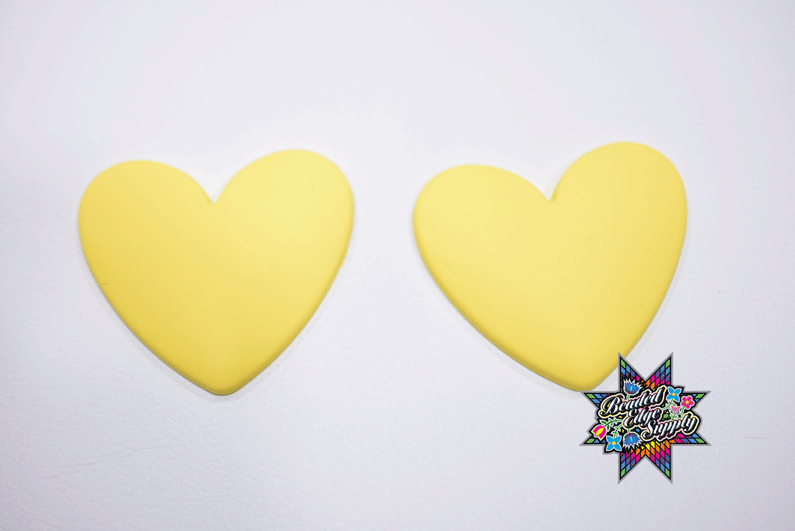 Matte Heart Shape Centers | 38mm