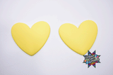Matte Heart Shape Centers | 38mm