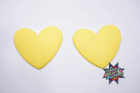 Matte Heart Shape Centers | 38mm