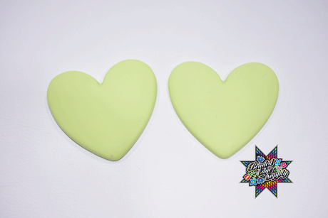 Matte Heart Shape Centers | 38mm