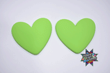 Matte Heart Shape Centers | 38mm