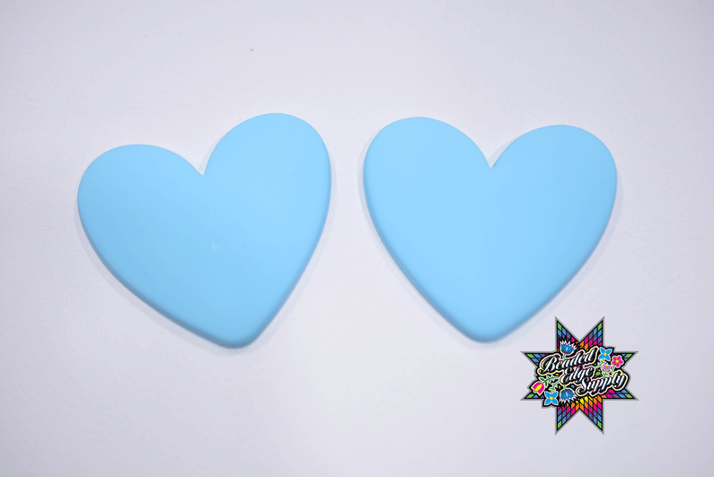 Matte Heart Shape Centers | 38mm